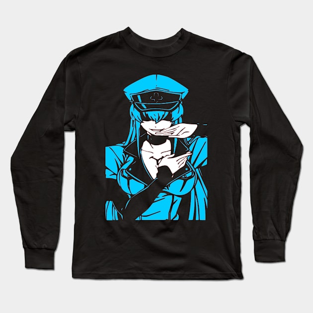 Esdeath Akame ga Kill Long Sleeve T-Shirt by OtakuPapercraft